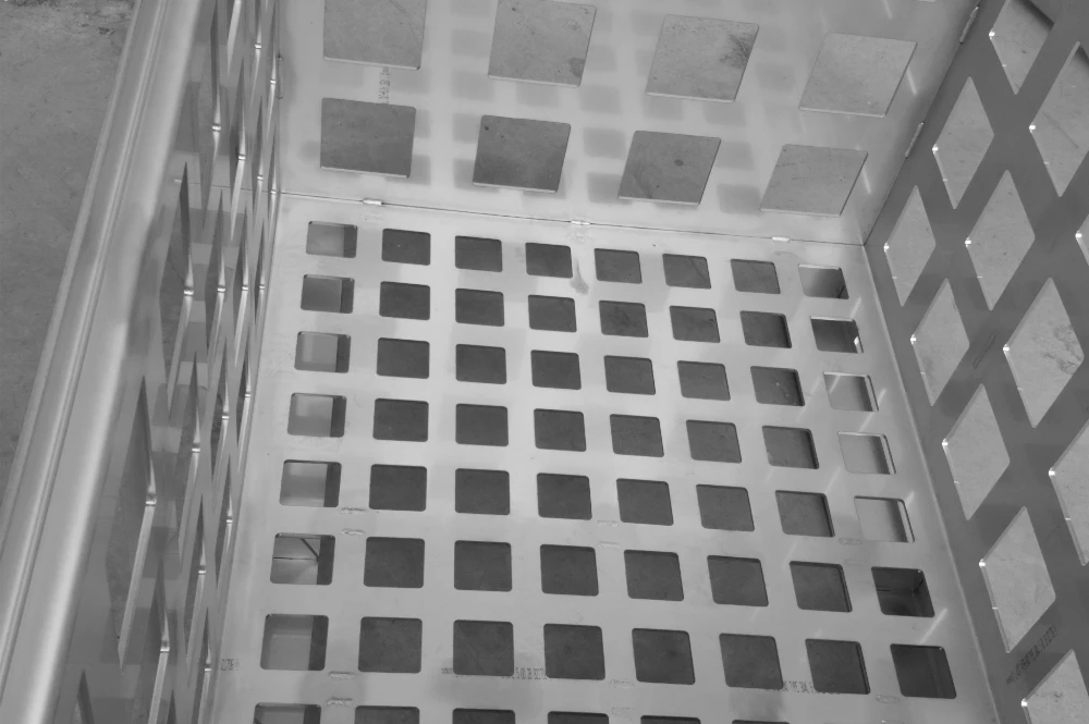 Cesta di lavaggio in acciaio inox carpenteria leggera tech inox pozzolengo brescia cesta di lavaggio in acciaio inox